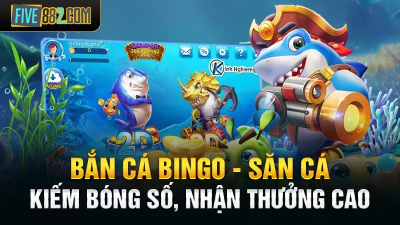 Bắn Cá Bingo - Săn Cá, Kiếm Bóng Số, Nhận Thưởng Cao